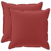vidaXL Poszewka na poduszkę 2 szt. HOUTEN Czerwone wino 60 x 60 cm