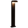 vidaXL Lampa ogrodowa LED, 9 W, czarna, owalna