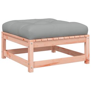 vidaXL Podn&oacute;żek ogrodowy z poduszką, lite drewno daglezjowe