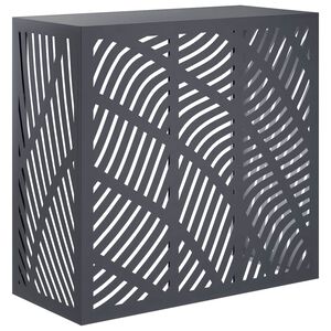 vidaXL Pokrywa do klimatyzatora antracytowy 110 x 50 x 105 cm Stal