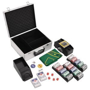 vidaXL Zestaw żeton&oacute;w do pokera, 300 szt., 11,5 g
