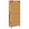 vidaXL Highboard 2 pcs Stare drewno Materiał drewnopochodny