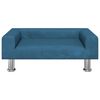 vidaXL Sofa dla dzieci, niebieska, 70x45x26,5 cm, aksamit