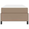vidaXL Ramka łóżka z materacem Cappuccino 90 x 190 cm tkanina