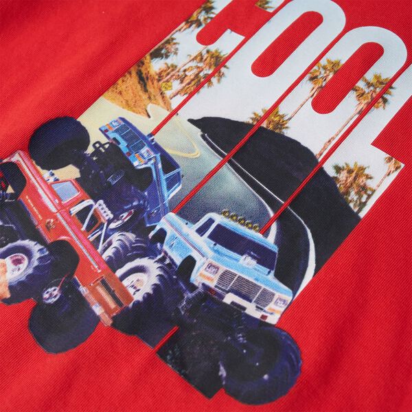 Koszulka dziecięca, czerwona, 104