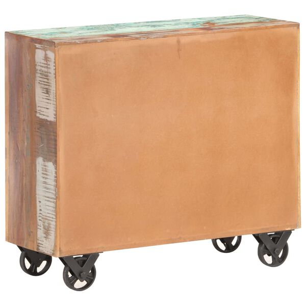 vidaXL Komoda, 80x30x70 cm, lite drewno z odzysku