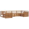 vidaXL Zestawy sof 6 pcs Naturalny Lite Drewno Akacji