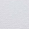 vidaXL Materac Biały i szary 180 x 200 cm Tkanina żakardowa