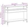 vidaXL Konsola Stare drewno 100 x 29 x 75 cm Materiał drewnopochodny