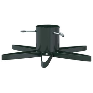 vidaXL Stojak na Choinkę 1.73 Zielony 50 x 50 x 15,5 cm Stal