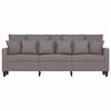 vidaXL Sofa 3-osobowa, kolor taupe, 180 cm, tapicerowana tkaniną