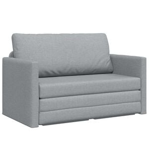 vidaXL Sofa Bed Jasnoszary 124 x 71 x 78 cm tkanina