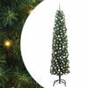 vidaXL Sztuczna choinka z podstawą Zielony 210 cm PVC, stal i plastik