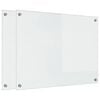 vidaXL Panel kuchenny 2 szt. przezroczysty 80 x 60 cm szkło hartowane