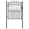 vidaXL Brama ogrodzeniowa z kolcami EMMEN 104 x 117 cm