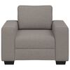 vidaXL Sofa Fotel Taupe 100x77x82 cm Tkanina