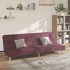 vidaXL 2-osobowa kanapa, fioletowa, tapicerowana tkaniną