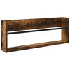 vidaXL Regał na gazety Dąb wędzony 80 x 12 x 30 cm Drewno inżynieryjne