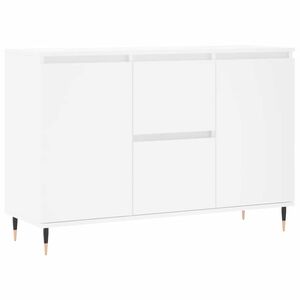 vidaXL Szafka, biała, 101,5x35x70 cm, materiał drewnopochodny