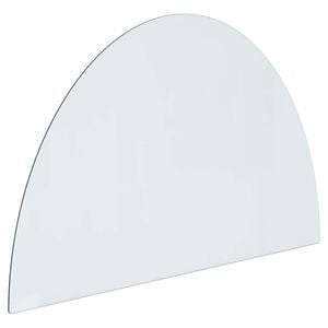 vidaXL Szklana płyta kominkowa przezroczysty 800 x 500 mm Szkło