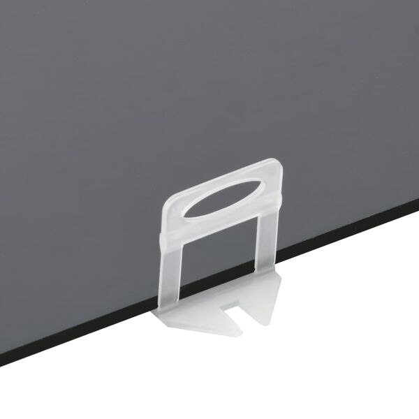 vidaXL Klipsy do poziomowania płytek, 2500 szt., 2 mm