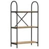 vidaXL P&oacute;łka na książki 3 poziomy 60 x 30 x 109 cm Drewno inżynieryjne