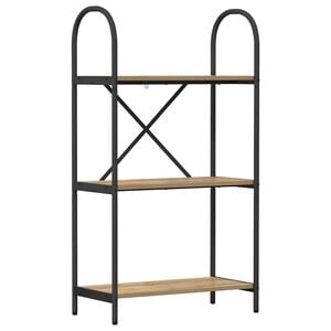 vidaXL P&oacute;łka na książki 3 poziomy 60 x 30 x 109 cm Drewno inżynieryjne