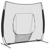 vidaXL Siatka treningowa do baseballu Czarny 250 x 106 x 209 cm