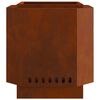 vidaXL Bezdymny kominek ogrodowy Brązowy 48 x 48 x 51 cm