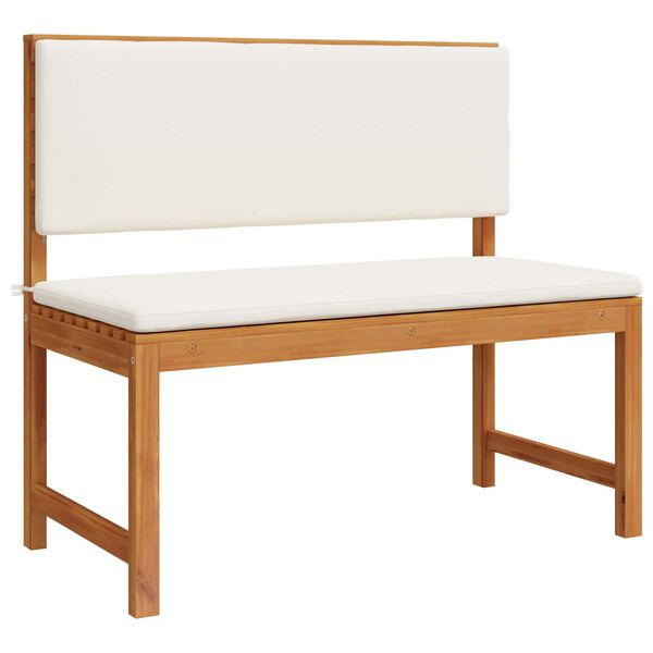 vidaXL Ławka ogrodowa Brązowy 100 x 50 x 91cm Lite drewno akacjowe