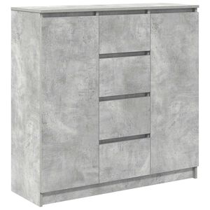 vidaXL Komoda z szufladami Betonowy Szary 100,5x35x98,5 cm