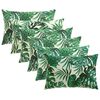 vidaXL Poszewka na poduszkę 6 pcs HEERLEN motyw liści 50 x 75 cm