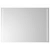 vidaXL Lustro łazienkowe z LED, 70x50 cm