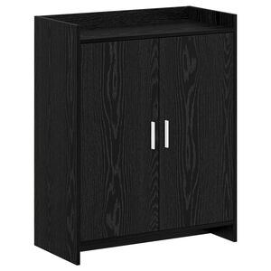 vidaXL Szafka na buty Czarny dąb 73,5 x 36 x 92 cm Drewno inżynieryjne