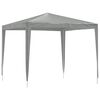 vidaXL Namiot Imprezowy 250 x 250 x 240 cm jasnoszary PE i stal