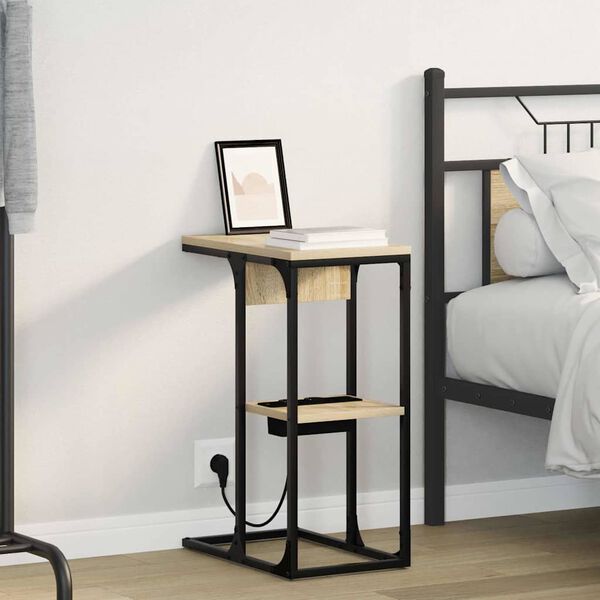 vidaXL Szafka Nocna Dąb Sonoma 41,5 x 26 x 60,5 cm