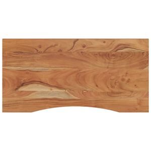 vidaXL Blat biurka, 110x60x2,5 cm, prostokątny, lite drewno akacjowe