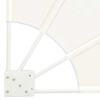 vidaXL Ekran Prywatności Balkonowej Kremowy 115 x 115 cm tkanina