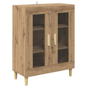 vidaXL Bufet Dąb rzemieślniczy 69,5 x 34 x 90 cm Drewno inżynieryjne