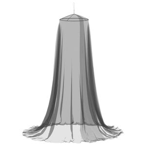 vidaXL Siatka przeciw komarom na ł&oacute;żko 156 mesh Czarny ⌀56 x 220 cm
