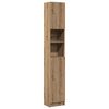 vidaXL Szafka łazienkowa Artisan Oak 32x25,5x190 cm Drewno konstrukcyjne
