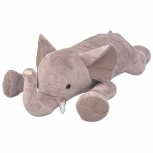 vidaXL Pluszowa maskotka słoń XXL, 95 cm