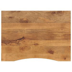 vidaXL Blat biurka, z wycięciem, 110x80x2,5 cm, surowe drewno mango
