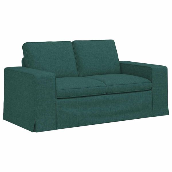 vidaXL Sofa Ciemna zieleń