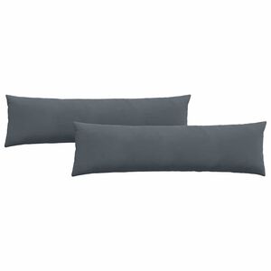 vidaXL Poduszki na sofę 2 pcs Ciemnoszary 145 x 40 cm
