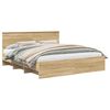 vidaXL Ramka ł&oacute;żka Dąb Sonoma 180 x 200 cm Drewno inżynieryjne