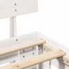 vidaXL Ramka ł&oacute;żka Z zagł&oacute;wkiem Biały 90 x 200 cm Lite drewno sosnowe