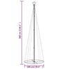 vidaXL Choinka stożkowa, 310 kolorowych diod LED, 100x300 cm