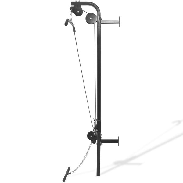 vidaXL Wyciąg treningowy montowany do ściany g&oacute;rny i dolny