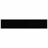 vidaXL P&oacute;łka ścienna, wysoki połysk, czarna, 120x23,5x3,8 cm, MDF